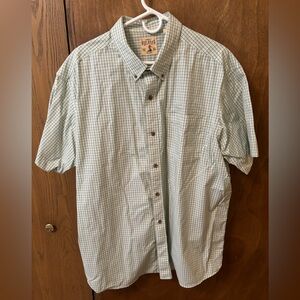 Red Head brand short sleeve collared shirt.
